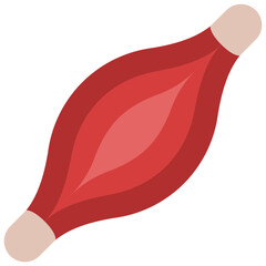 muscle flat icon