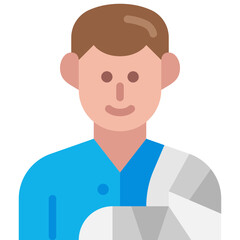 patient flat icon