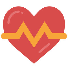 heartbeat flat icon