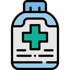 hygiene product filled outline icon