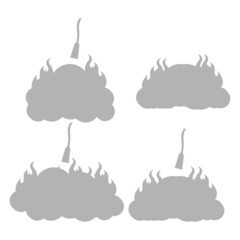 fire protection fire extinguisher, vector illustration