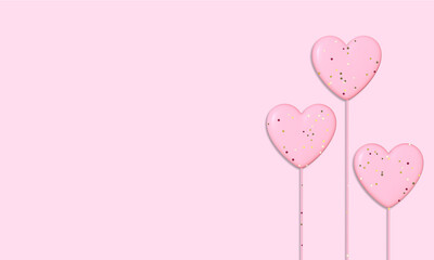 Background Pink, Pink Hearts, Banner, Digital Image, Mockup, Template for Art, Lettering, SVG,Illustrations, Сongratulations