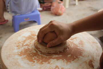 hands of a potter