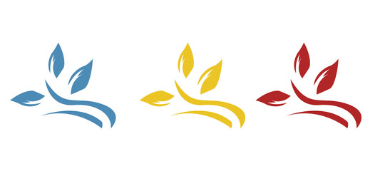 Fototapeta premium Biodegradable recyclable plastic free package icon. Vector bio recyclable degradable label logo template