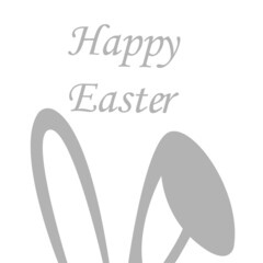 concept of easter bunny, sale, holiday, vector illustration