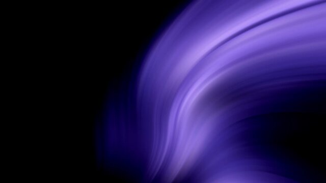 Abstract Violet background blue auroras flow over. Northern Lights.