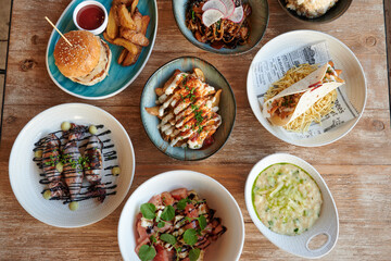 a mediterranean food healthy composed design delivery just eats uber deliveroo 