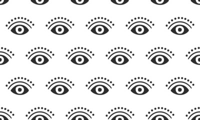 Eye Pattern - Seamless Vector Background