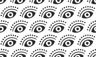 Eye Pattern - Seamless Vector Background