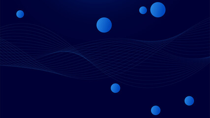 abstract blue background with circles