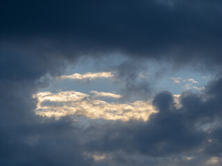 Obraz premium sky blue cloud background texture