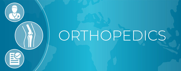 Orthopedics Banner Background Illustration Design