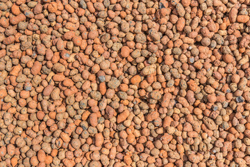 Building materials, gravel stone, background