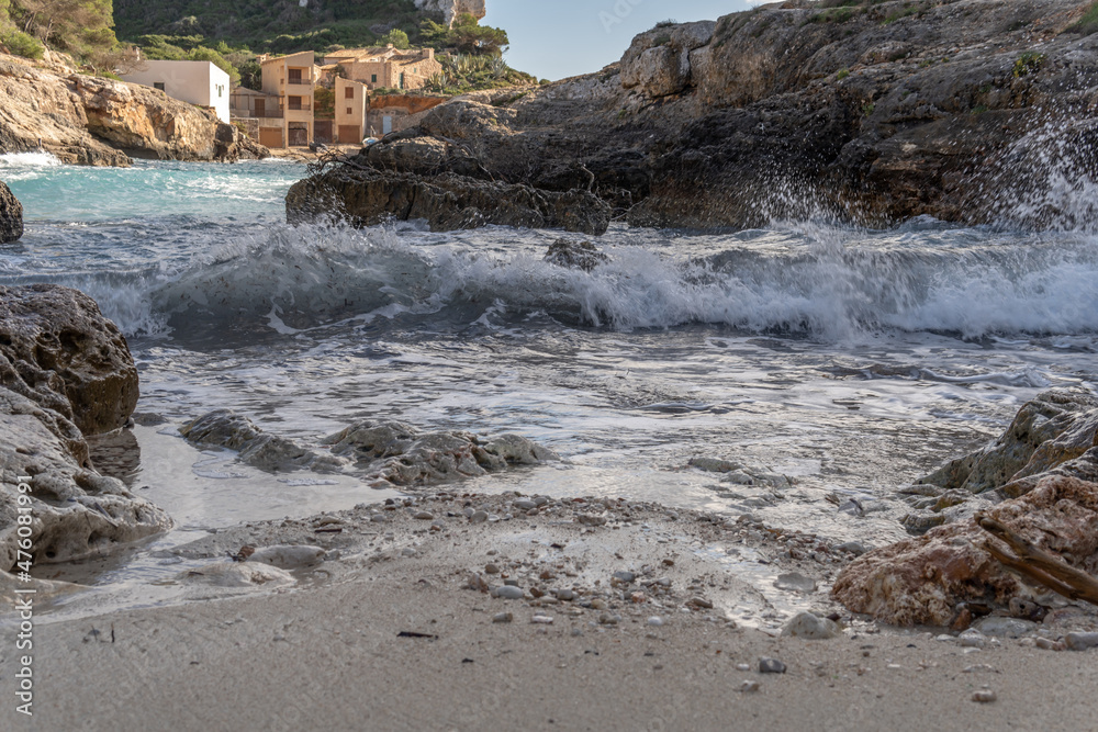 Wall mural landscape of the rcoky coast of mallorca