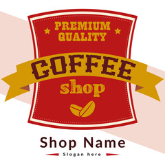 Best Coffee Shop Logo Design Template Vector Abstract Coffee Logo For Branding a Coffee Shop