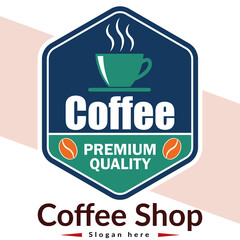 Best Coffee Shop Logo Design Template Vector Abstract Coffee Logo For Branding a Coffee Shop