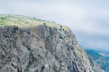 Beautiful view of the top of the mountain