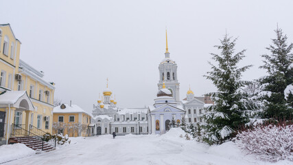 The Transfiguration Church in Nizhny Novgorod in winter