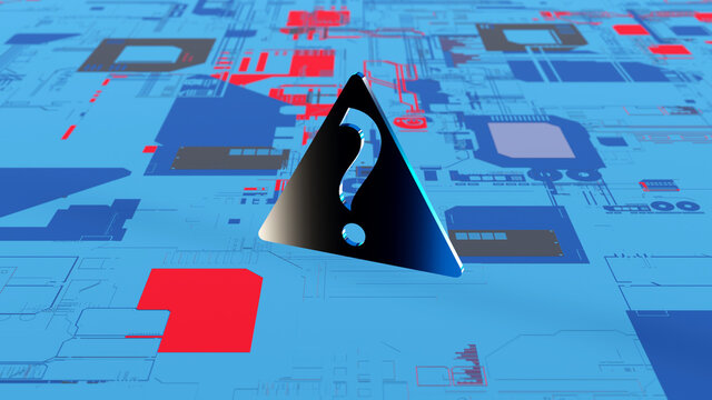 Konzept - Sicherheit. Datenschutz. Digital Art - 3D Rendering