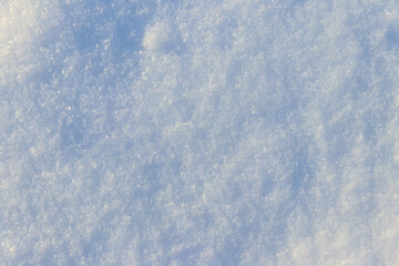 Obraz premium Texture of the white snow. Winter background