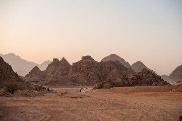 sunrise in the mountains