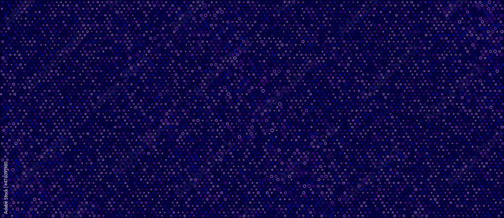 Poster blue and purple circles as abstract vector background.