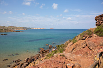 Playas de Cavalleria in Menorca, Spain