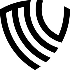Mv monogram logo concept 