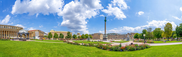 Schlossplatz, Stuttgart, Baden Württemberg, Deutschland 