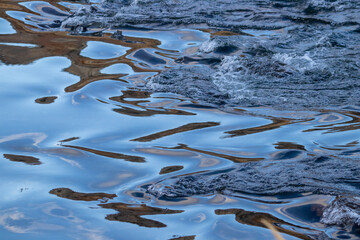 water flowing background