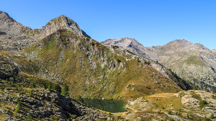 The Gran Paradiso National Park is to the south-west of the Valle dAosta region of north-west...