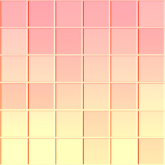 Yellow and pink decorative tiles texture background. 3d rendering.
