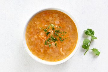 Cabbage (sauerkraut) soup