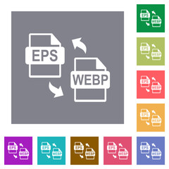 EPS WEBP file conversion square flat icons