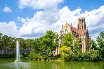 Johanneskirche am Feuersee, Stuttgart, Baden Württemberg, Deutschland  © Sina Ettmer