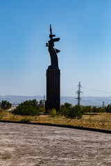 Mother Armenia monumental statue in Gyumri