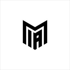 Letter IAM Logo Design Vector