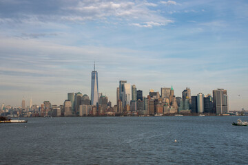 Naklejka premium New York City Skyline and Architecture