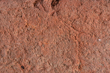 Macro detail of the texture of an old ceramic piece
