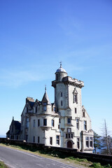Closed hotel business abandoned due to tourism decline in Dunoon, Scotland 