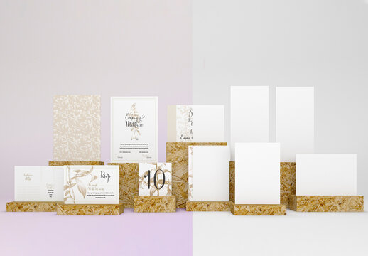 Mock Up Stationery Wedding