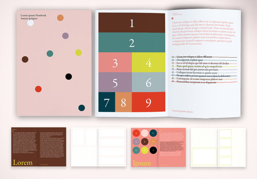 Colorful Notebook for Workshops Sessions