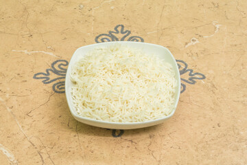 Basmati is a variety of rice characterized by having a long grain, and is famous for its delicate fragrances and exquisite flavor. Its name in Hindi means 