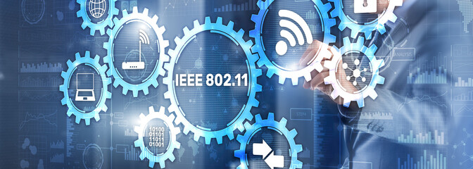 802.11. Wireless data transmission concept IEEE