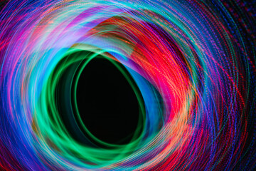 Abstract lightpainting movement design background