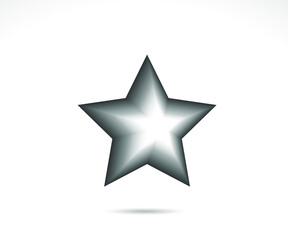 Star logo. Star lined icon, sign, symbol, Flat design, button, web. vector - illustration eps 10.