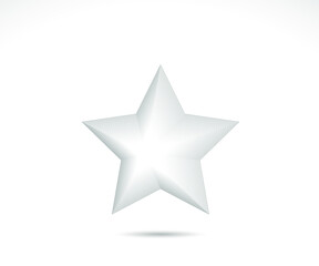Star logo. Star lined icon, sign, symbol, Flat design, button, web. vector - illustration eps 10.