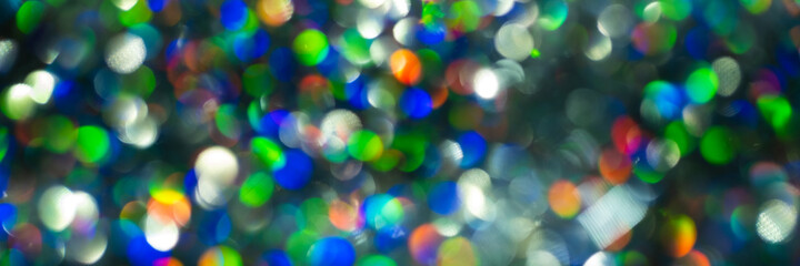 Abstract defocused christmas lights for decorative design.