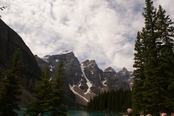 Snowy mountain at Banff National Park, British Columbia