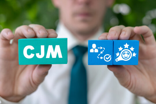 Business marketing concept of customer journey road and map. CJM. Process of customer buying decision and purchase. Road map of customer experience.